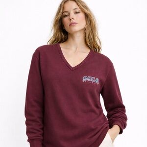 Vintage 90s Boca Burgundy Sweatshirt